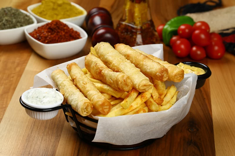 Turkish cheese rolls